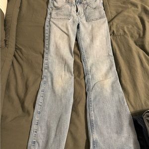 Girls abercrombie bootcut jeans 5/6 long